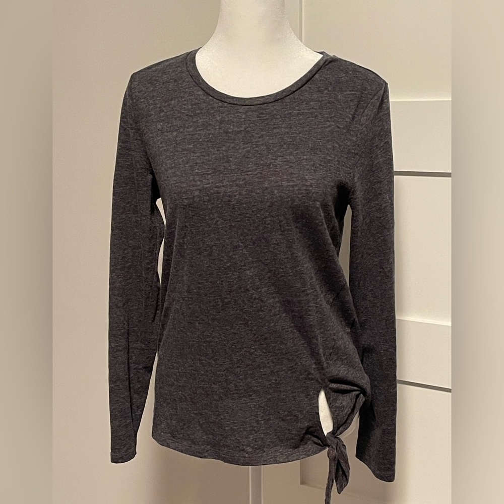 J.Crew Mercantile Long Sleeve Gray Top Size Small